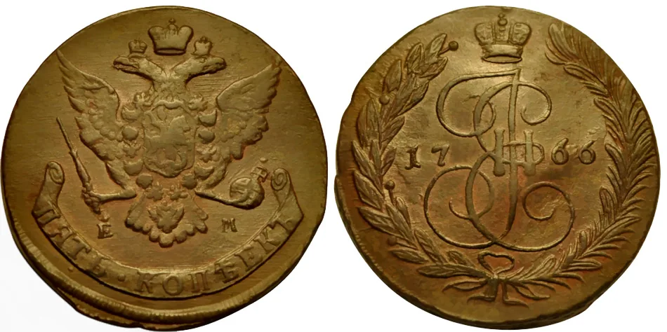 5 копеек, 1766, фото 1