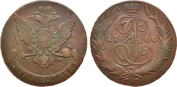5 копеек, 1766, фото 1