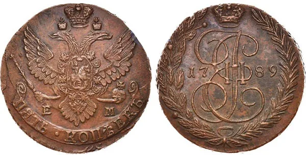 5 копеек, 1789, фото 1