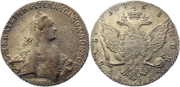 1 рубль, 1768, фото 1