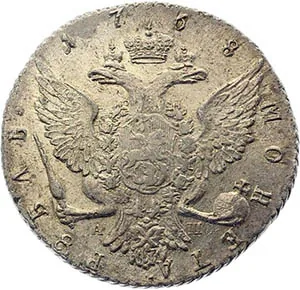1 рубль, 1768, фото 2