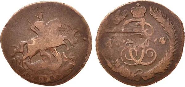 1 копейка, 1764, фото 1